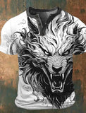 Norse Wolf Button Down T-Shirt Shirts & Tops Viking Warriors