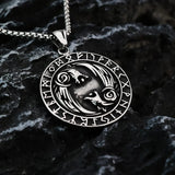 Norse Wolves and Runes Necklace necklace Viking Warriors