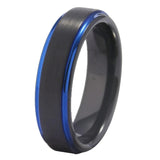 Norseman Blue Tungsten Ring Rings Viking Warriors