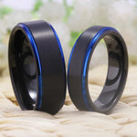 Norseman Blue Tungsten Ring Rings Viking Warriors