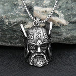 Odin Head Pendant Necklace necklace Viking Warriors