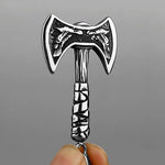Odin Ravens Double Axe Necklace necklace Viking Warriors