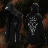 Odin's Ravens Oversized Hooded Coat hoodie jacket Viking Warriors