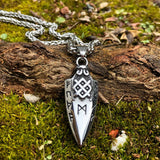 Odin's Spear Rune Viking Necklace Necklaces Viking Warriors
