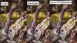 Odin Valknut Viking Axe with Leather Sheath Viking Axe Viking Warriors