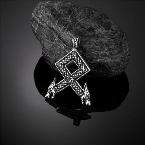 Othala Rune Pendant Necklaces Viking Warriors