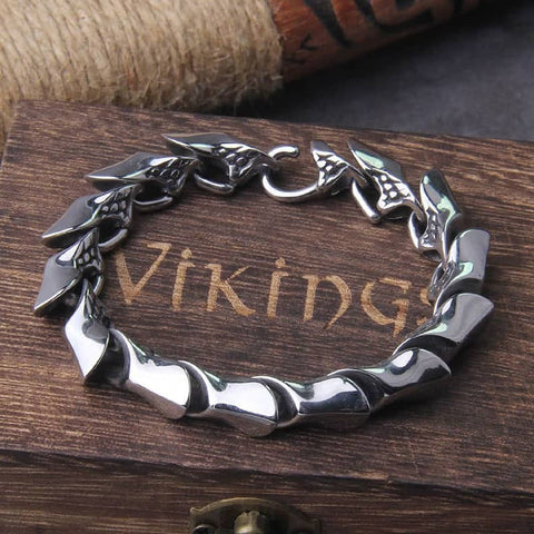 Ouroboros Nordic Viking Bracelet Bracelets Viking Warriors