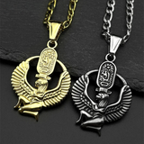 Isis Goddess Necklace – Egyptian Cartouche Amulet