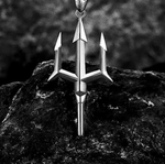 Poseidon’s Trident Pendant necklace Viking Warriors