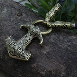 Raven Thor Hammer Necklace Viking Warriors
