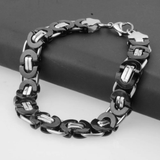 Retro Byzantine Steel Chain Bracelet | Bold, Durable & Timeless Viking-Inspired Design Bracelets Viking Warriors