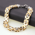 Retro Byzantine Steel Chain Bracelet | Bold, Durable & Timeless Viking-Inspired Design Bracelets Viking Warriors