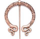 Retro Viking Brooch Collection Twists Knotted Fibula Cloak Pin Penannular Cloak Pin Shawl Pin Viking Style Pins Collection Brooches & Lapel Pins Viking Warriors