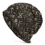 Runes Thin Beanie Hats beanie cap Viking Warriors