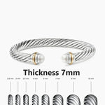 S925 Silver Elegant Twisted Bracelet Bracelets Viking Warriors