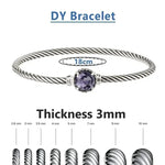 S925 Silver Elegant Twisted Bracelet Bracelets Viking Warriors