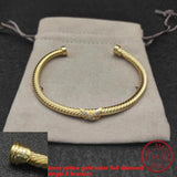 S925 Silver Elegant Twisted Bracelets Bracelets Viking Warriors