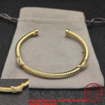 S925 Silver Elegant Twisted Bracelets Bracelets Viking Warriors