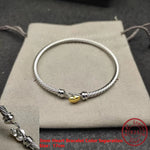 S925 Silver Elegant Twisted Bracelets Bracelets Viking Warriors