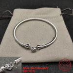 S925 Silver Elegant Twisted Bracelets Bracelets Viking Warriors