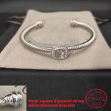 S925 Silver Elegant Twisted Bracelets Bracelets Viking Warriors