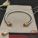 S925 Silver Elegant Twisted Bracelets Bracelets Viking Warriors