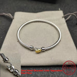 S925 Silver Elegant Twisted Bracelets Bracelets Viking Warriors