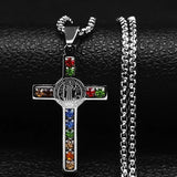 Saint Benedict Cross Necklace cross necklace Viking Warriors