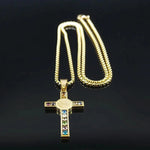 Saint Benedict Cross Necklace cross necklace Viking Warriors