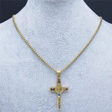 Saint Benedict Cross Necklace cross necklace Viking Warriors