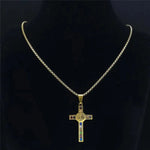 Saint Benedict Cross Necklace cross necklace Viking Warriors