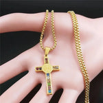 Saint Benedict Cross Necklace cross necklace Viking Warriors