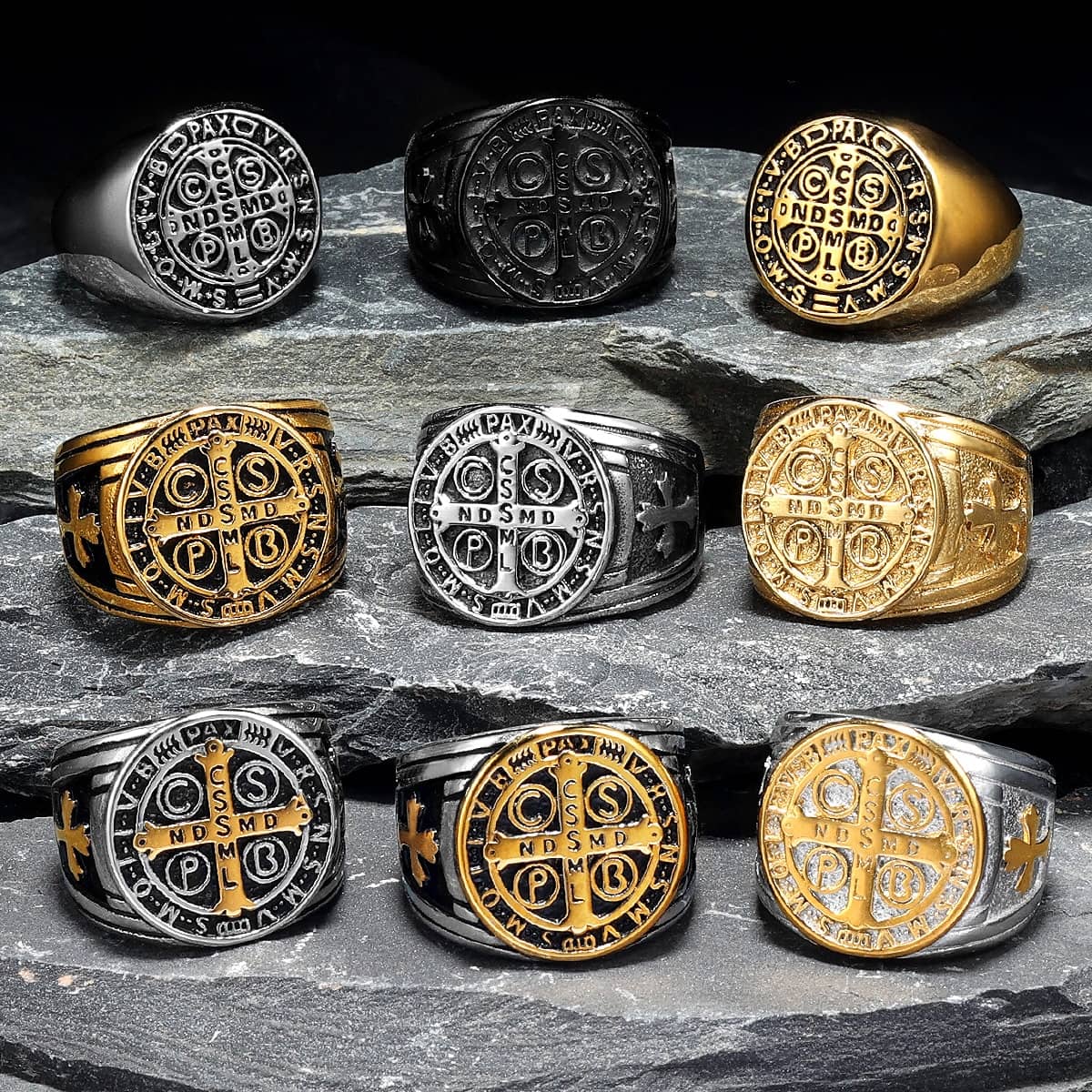 Saint Benedict Cross Ring | Viking Warriors