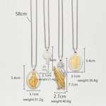 Saint Benedict St Jude Virgin Mary Necklaces Medal pendant necklace Viking Warriors