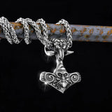 Sheep Head Thor Hammer Necklace Necklace Viking Warriors