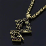 Silver and Bronze Viking Runes Pendant Charms & Pendants Viking Warriors