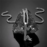 Silver and Bronze Viking Runes Pendant Charms & Pendants Viking Warriors