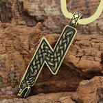 Silver and Bronze Viking Runes Pendant Charms & Pendants Viking Warriors