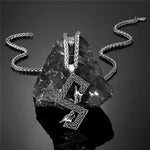 Silver and Bronze Viking Runes Pendant Charms & Pendants Viking Warriors