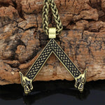 Silver and Bronze Viking Runes Pendant Charms & Pendants Viking Warriors