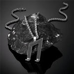 Silver and Bronze Viking Runes Pendant Charms & Pendants Viking Warriors