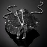 Silver and Bronze Viking Runes Pendant Charms & Pendants Viking Warriors