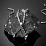 Silver and Bronze Viking Runes Pendant Charms & Pendants Viking Warriors