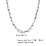 Silver - Gold Paperclip Chain Necklaces Necklaces Viking Warriors