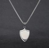 Warrior Shield Pendant Necklace
