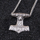 Skane  Mjöllnir Thor's Hammer Necklace Necklaces Viking Warriors