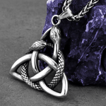Snakes Trinity Symbol Necklace Necklace Viking Warriors