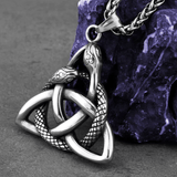 Snakes Trinity Symbol Necklace Necklace Viking Warriors