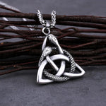 Snakes Trinity Symbol Necklace Necklace Viking Warriors