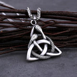 Snakes Trinity Symbol Necklace Necklace Viking Warriors